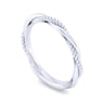 14K White Gold Matching Wedding Band