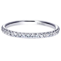 14K White Gold  Matching Wedding Band