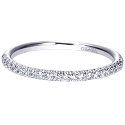 14K White Gold  Matching Wedding Band
