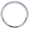 14K White Gold  Matching Wedding Band - 0.17 ct