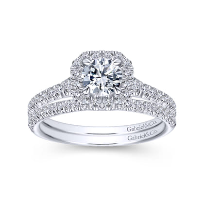 14K White Gold  Matching Wedding Band