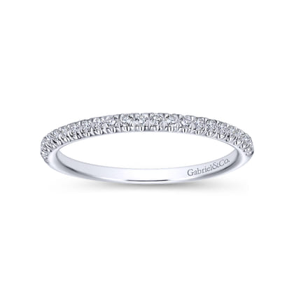 14K White Gold  Matching Wedding Band