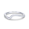 14K White Gold Matching Wedding Band