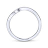 14K White Gold Matching Wedding Band