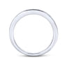 14K White Gold  Matching Wedding Band - 0.03 ct