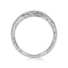14K White Gold  Matching Wedding Band - 0.13 ct