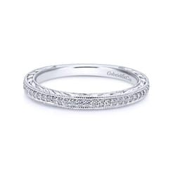 14K White Gold  Matching Wedding Band