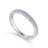 14K White Gold  Matching Wedding Band - 0.13 ct