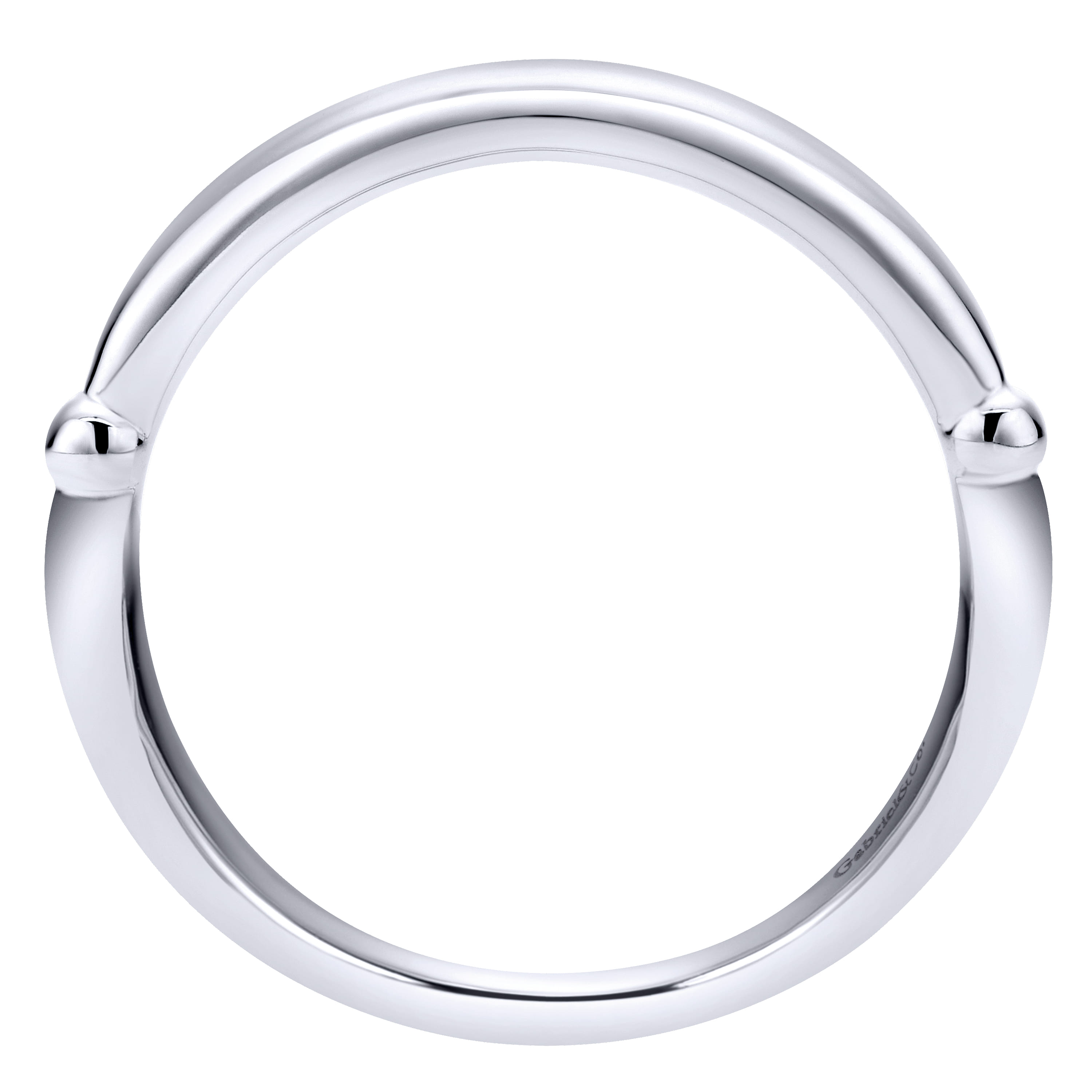 14K White Gold Matching Wedding Band - Shot 2