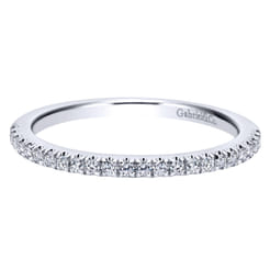 14K White Gold  Matching Wedding Band