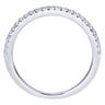 14K White Gold  Matching Wedding Band - 0.13 ct