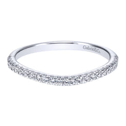 14K White Gold  Matching Wedding Band