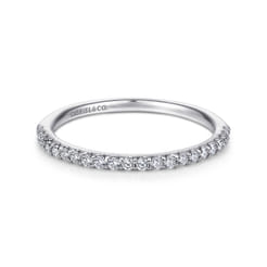 14K White Gold  Matching Wedding Band