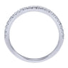 14K White Gold  Matching Wedding Band - 0.23 ct