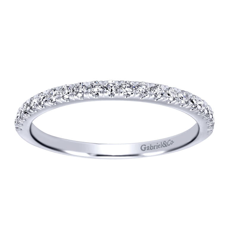 14K White Gold  Matching Wedding Band - 0.23 ct - Shot 4
