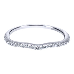 14K White Gold  Matching Wedding Band