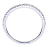 14K White Gold  Matching Wedding Band - 0.14 ct