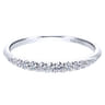14K White Gold  Matching Wedding Band - 0.12 ct