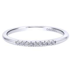 14K White Gold  Matching Wedding Band