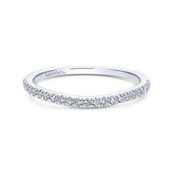 14K White Gold  Matching Wedding Band