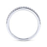 14K White Gold  Matching Wedding Band - 0.15 ct