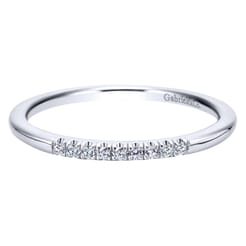 14K White Gold  Matching Wedding Band