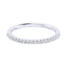 14K White Gold Matching Wedding Band