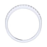14K White Gold Matching Wedding Band