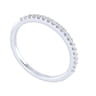 14K White Gold Matching Wedding Band