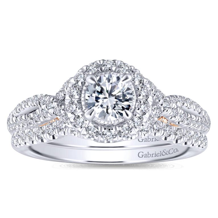 14K White Gold Matching Wedding Band - 0.17 ct - Shot 4