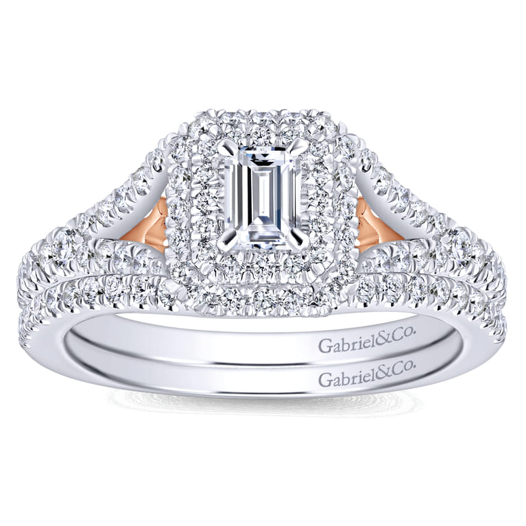 14K White Gold Matching Wedding Band - 0.16 ct - Shot 4
