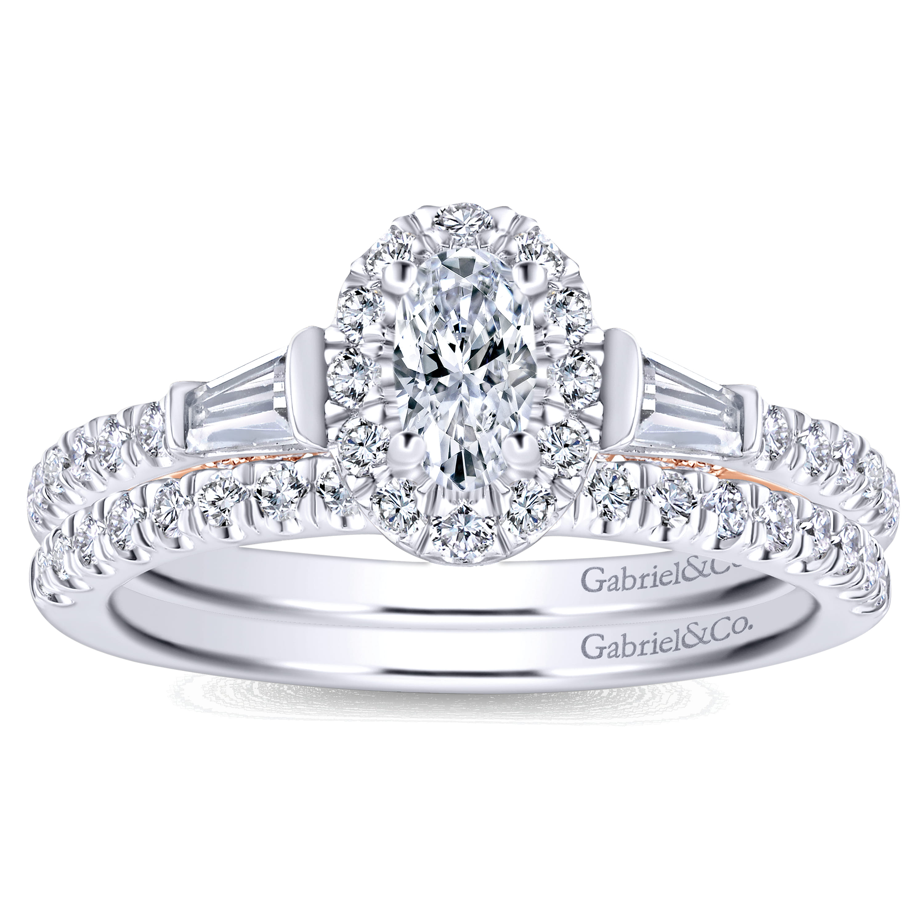 14K White Gold Matching Wedding Band - 0.19 ct - Shot 4