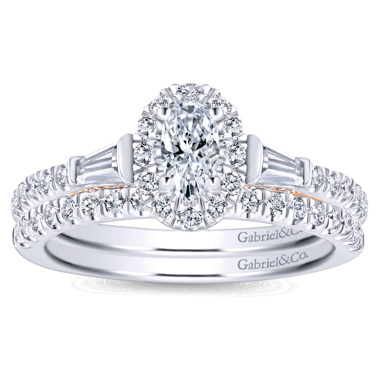 14K White Gold Matching Wedding Band - 0.19 ct - Shot 4