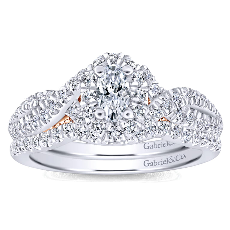 14K White Gold Matching Wedding Band - 0.14 ct - Shot 4