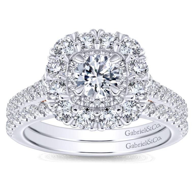 14K White Gold Matching Wedding Band - 0.19 ct - Shot 4