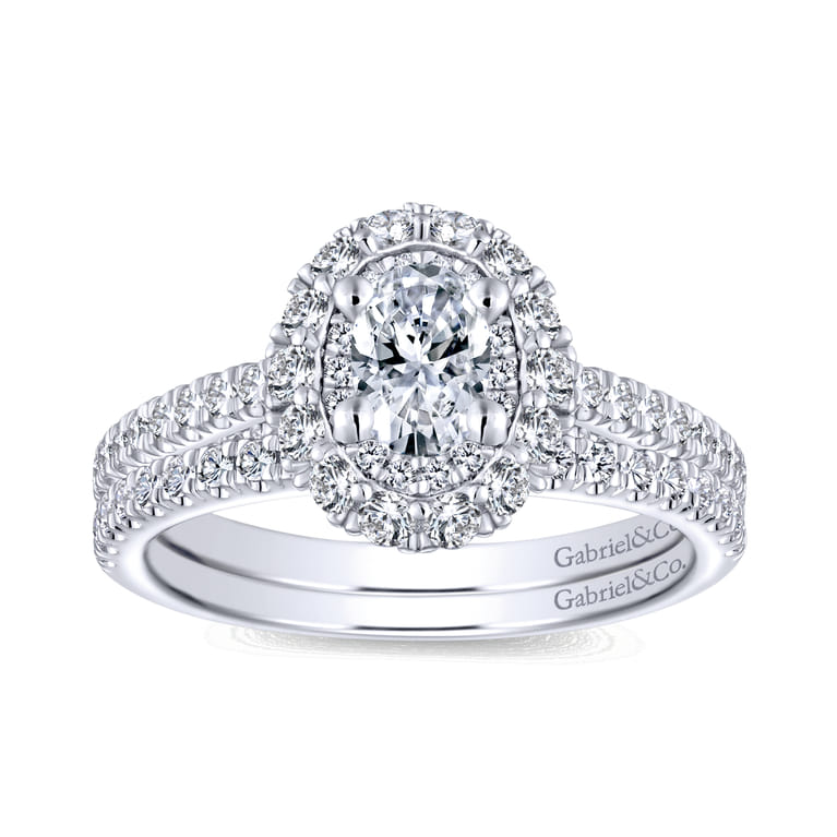 14K White Gold Matching Wedding Band - 0.22 ct - Shot 4