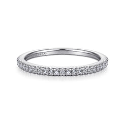 14K White Gold Matching Wedding Band