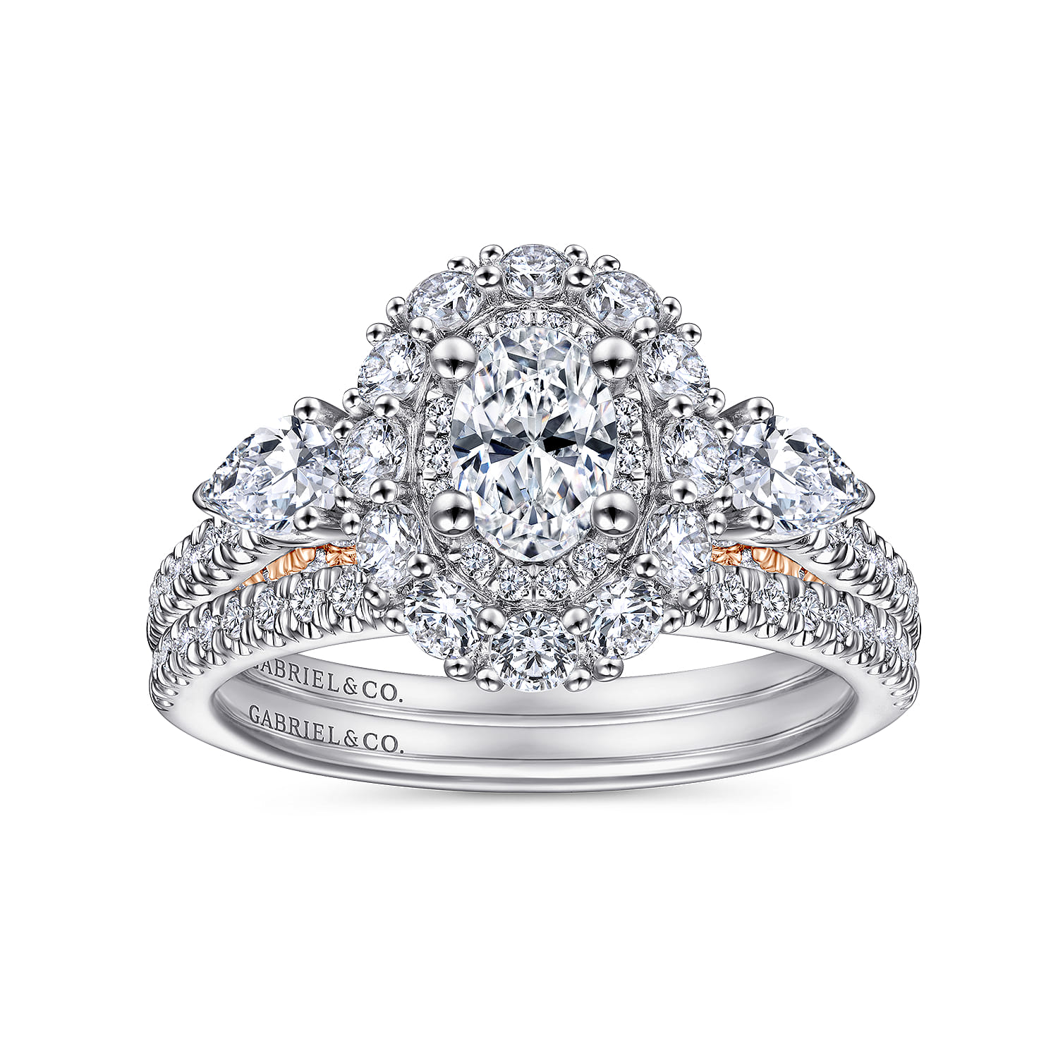 14K White Gold Matching Wedding Band - 0.14 ct - Shot 4