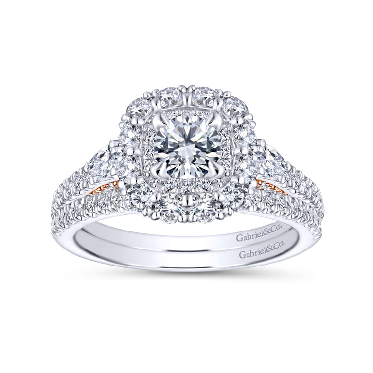 14K White Gold Matching Wedding Band - 0.13 ct - Shot 4