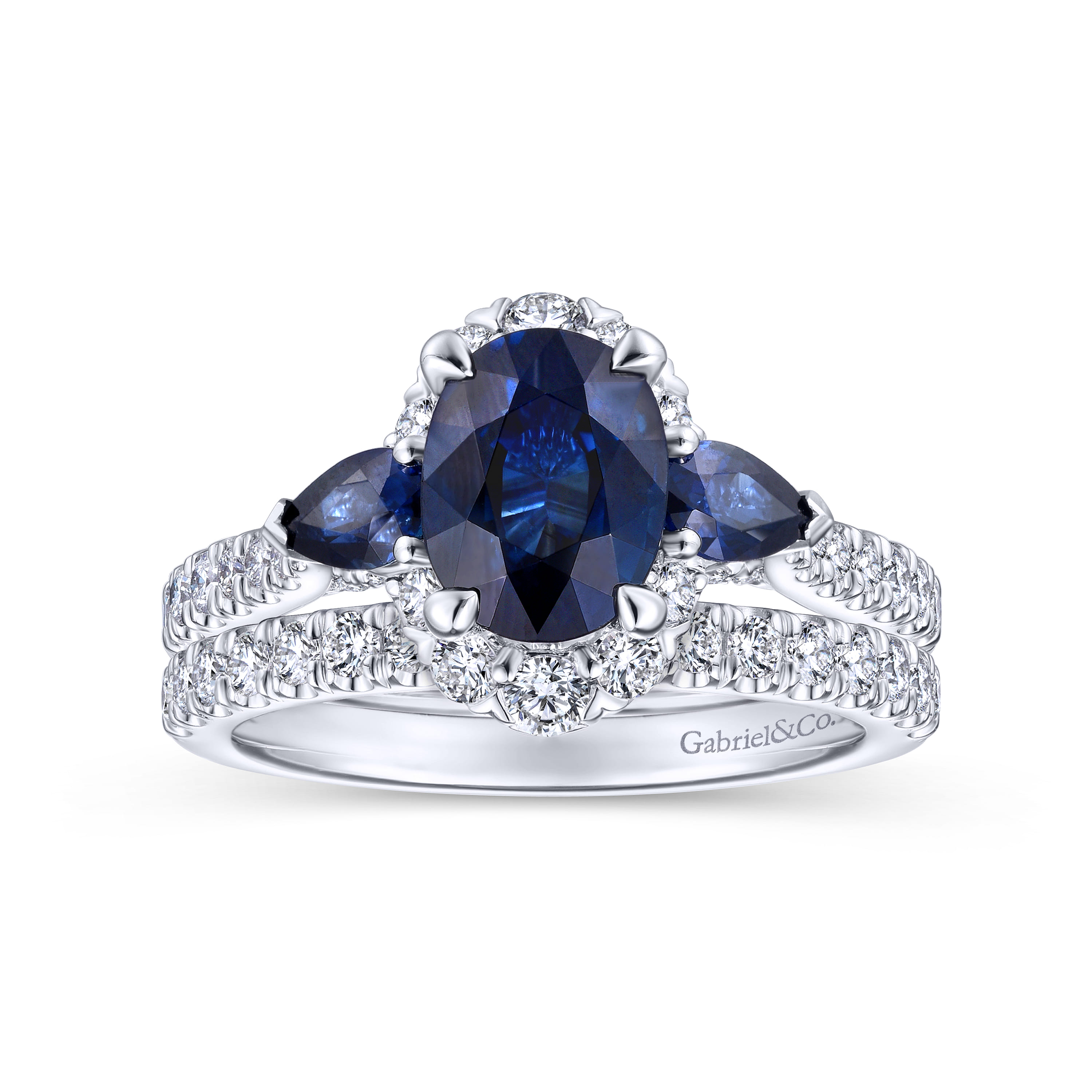14K White Gold Matching Wedding Band - 0.3 ct - Shot 4