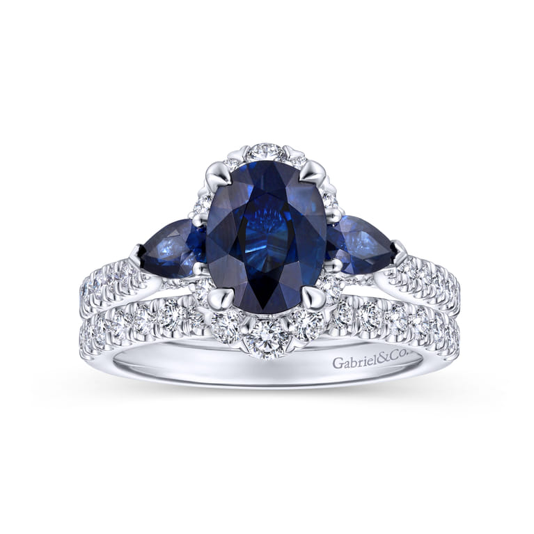 14K White Gold Matching Wedding Band - 0.3 ct - Shot 4