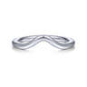 14K White Gold Matching Wedding Band