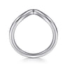 14K White Gold Matching Wedding Band