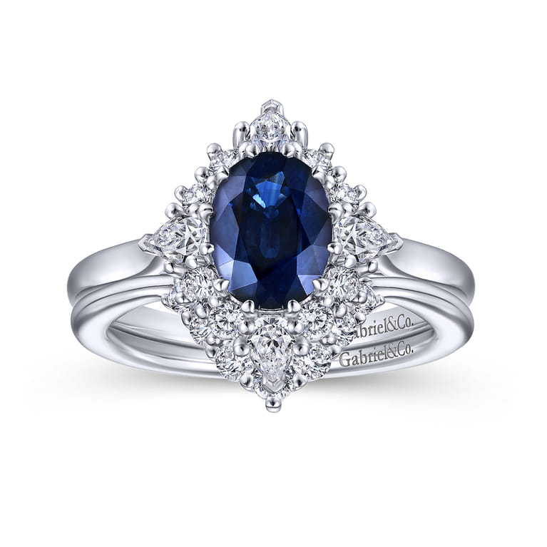 14K White Gold Matching Wedding Band - 0.2 ct - Shot 4