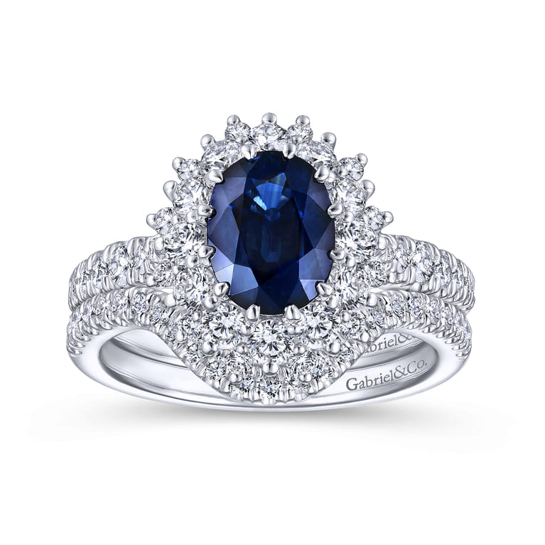 14K White Gold Matching Wedding Band - 0.17 ct - Shot 4