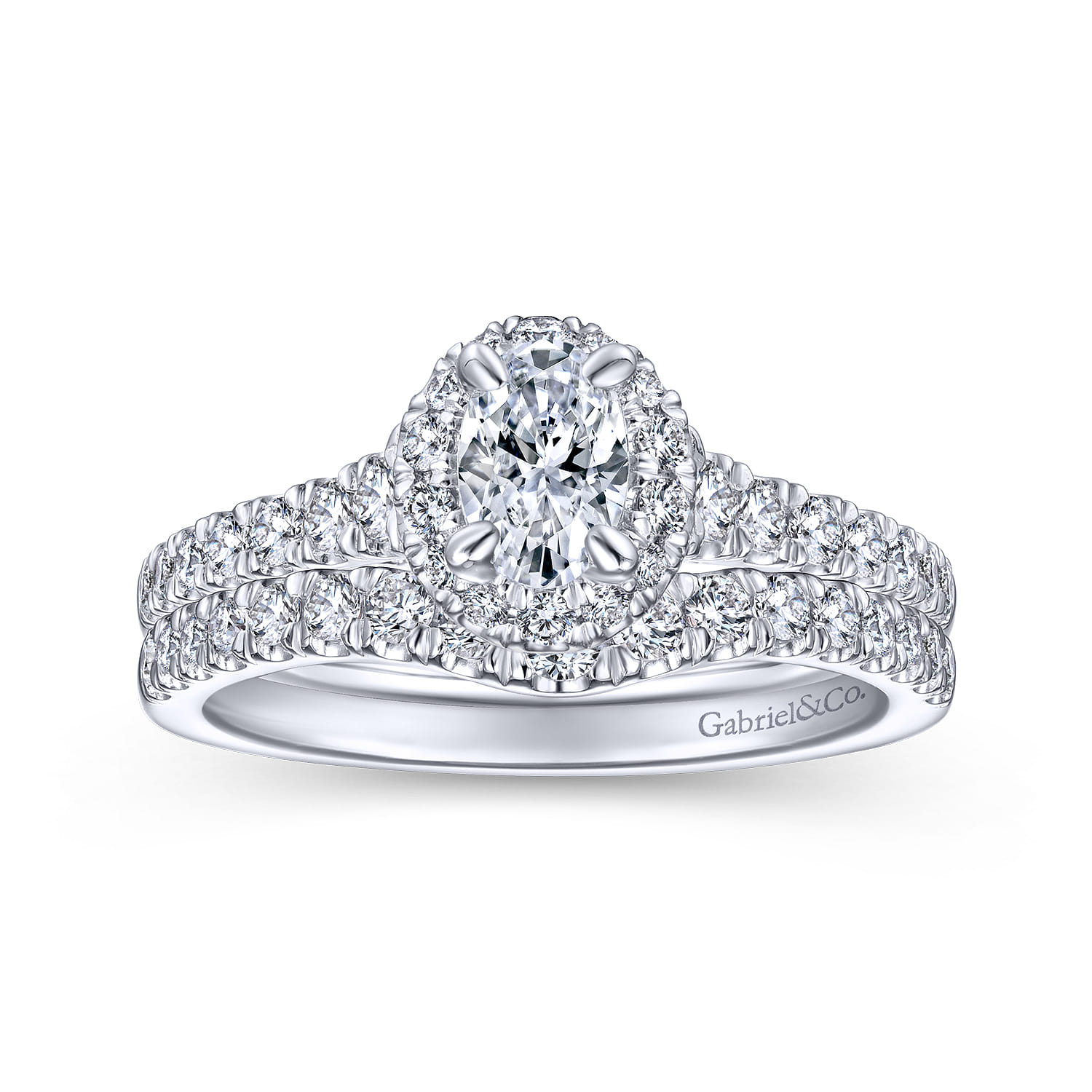 14K White Gold Matching Wedding Band - 0.26 ct - Shot 4