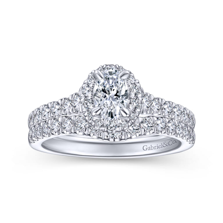 14K White Gold Matching Wedding Band - 0.26 ct - Shot 4