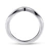 14K White Gold Matching Wedding Band - 0.1 ct