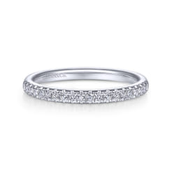 14K White Gold Matching Wedding Band