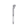 14K White Gold Matching Wedding Band - 0.13 ct